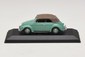 Volkswagen 1200 Kabriolet Mehka Streha Zelen Minichamps 1:43 430052042 Kovina