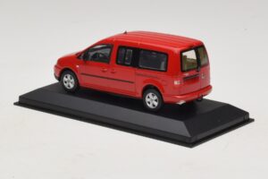 Volkswagen Caddy 2K Bus Rdeč Minichamps 1:43 CADDY009 Kovina – slika 3 od 5