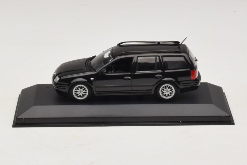 Volkswagen Golf Mk4 Variant Sport Highline BBS Edition Črn Minichamps 1:43 GOLF008 Kovina