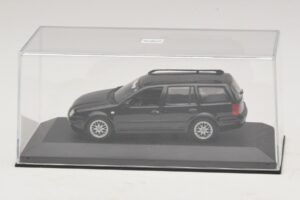 Volkswagen Golf Mk4 Variant Sport Highline BBS Edition Črn Nadomestna Škatla Minichamps 1:43 GOLF008-R1 Kovina – slika 4 od 5