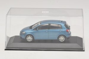Volkswagen Golf Plus Mk5 Modra Metalik Nadomestna Škatla Minichamps 1:43 GOLF02-R1 Kovina – slika 4 od 5