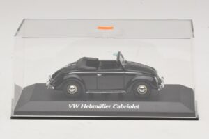 Volkswagen Hebmuller Kabriolet Črn Maxichamps 1:43 940052130 Kovina – slika 4 od 5