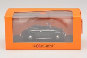 Volkswagen Hebmuller Kabriolet Črn Maxichamps 1:43 940052130 Kovina – slika 5 od 5