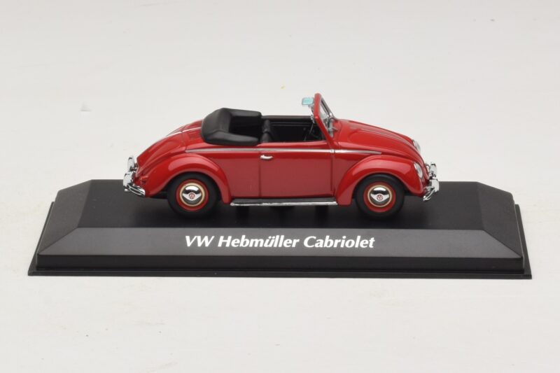 Volkswagen Hebmuller Kabriolet Rdeč Maxichamps 1:43 940052131 Kovina