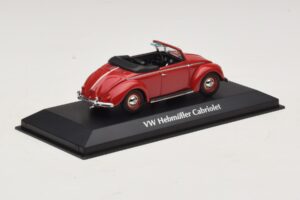 Volkswagen Hebmuller Kabriolet Rdeč Maxichamps 1:43 940052131 Kovina – slika 2 od 5