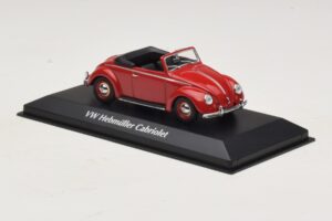 Volkswagen Hebmuller Kabriolet Rdeč Maxichamps 1:43 940052131 Kovina – slika 3 od 5