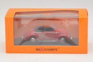 Volkswagen Hebmuller Kabriolet Rdeč Maxichamps 1:43 940052131 Kovina – slika 5 od 5
