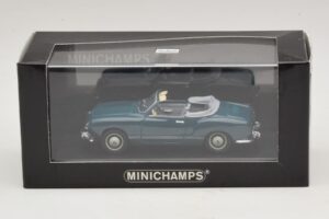 Volkswagen Karmann Ghia Kabriolet Temno Moder Minichamps 1:43 GHIA001 Kovina – slika 5 od 5