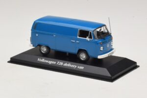 Volkswagen T2b Dostavno Vozilo Moder Maxichamps 1:43 940053061 Kovina – slika 3 od 5