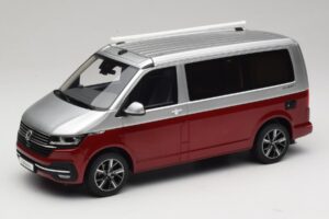 Volkswagen T6.1 California Ocean Tornado Red / Reflex Silver Otto 1:18 Volkswagen T6.1 California Ocean Tornado Red / Reflex Silver Otto 1:18 OT1342 Smola