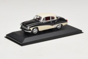 Wartburg A311 Temno Modra Bela Minichamps 1:43 WARBURG001 Kovina – slika 2 od 5